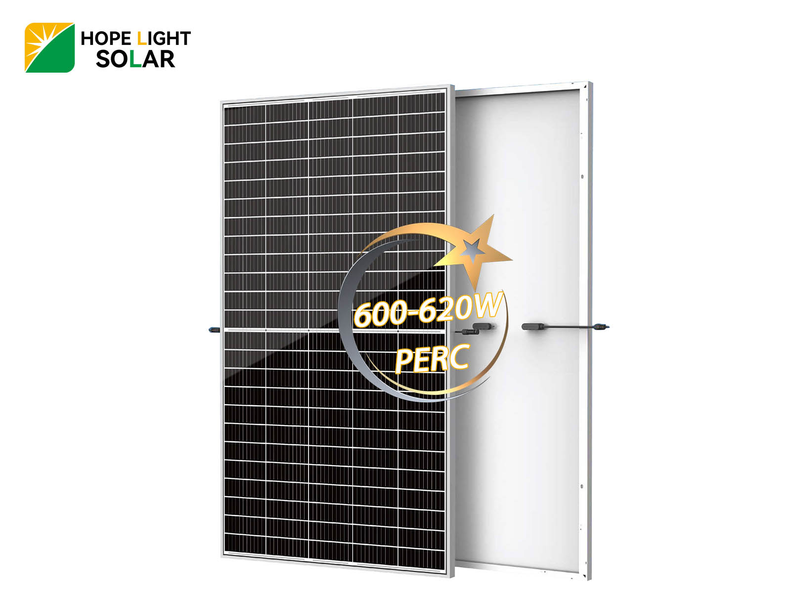 Одиночное стекло PERC белая рамка 600W 610W цена панели солнечных батарей